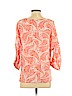Ann Taylor LOFT 100% Cotton Orange 3/4 Sleeve Blouse Size S (petite) - photo 2