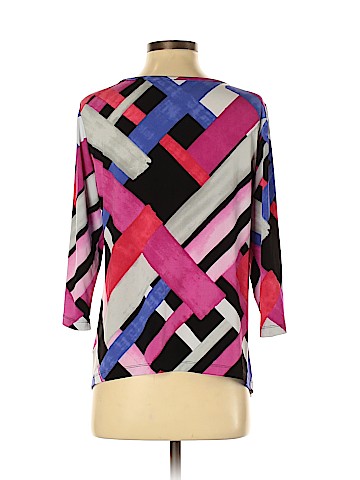 Alfred Dunner 3/4 Sleeve Top (view 2)