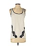 Express 100% Polyester Ivory Sleeveless Blouse Size S (petite) - photo 1