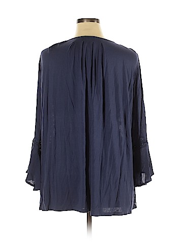 Vintage America Blues 3/4 Sleeve Blouse (view 2)