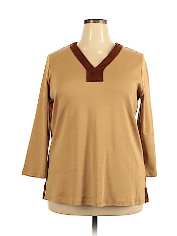 Lauren by Ralph Lauren 3/4 Sleeve Top (view 1)