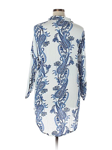 Boohoo Boutique 3/4 Sleeve Button-Down Shirt (view 2)