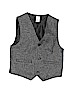 Gymboree 100% Cotton Gray Tuxedo Vest Size 8 - photo 1