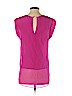 Rebecca Taylor 100% Silk Pink Short Sleeve Silk Top Size 4 - photo 2
