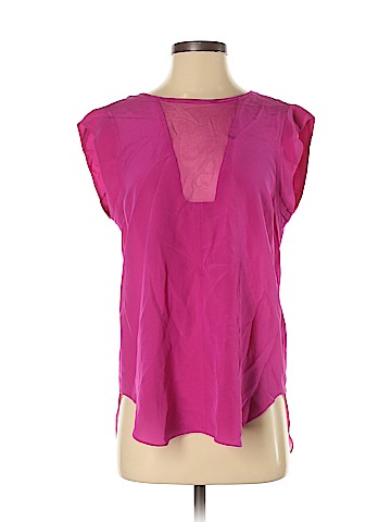 Rebecca Taylor Short Sleeve Silk Top (view 1)