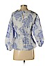Ann Taylor Factory 100% Cotton Blue 3/4 Sleeve Blouse Size XS (petite) - photo 2
