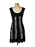 Connected Apparel Black Casual Dress Size 10 (petite) - photo 2