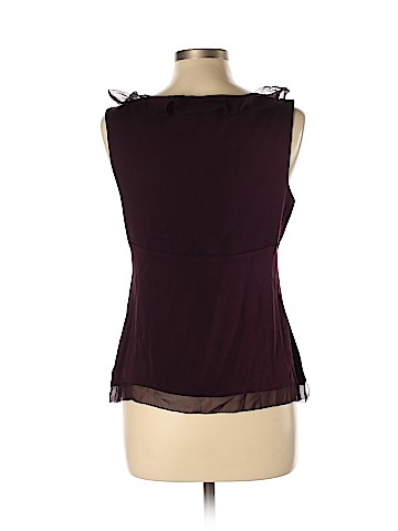 Elie Tahari Sleeveless Silk Top (view 2)