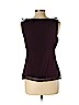 Elie Tahari Purple Sleeveless Silk Top Size L (petite) - photo 2