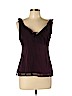 Elie Tahari Purple Sleeveless Silk Top Size L (petite) - photo 1
