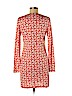 Diane von Furstenberg 100% Silk Red Casual Dress Size 8 - photo 2