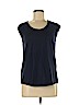 Eddie Bauer 100% Cotton Blue Sleeveless Blouse Size S - photo 1