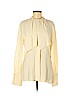St. John 100% Silk Ivory Long Sleeve Silk Top Size 8 - photo 1