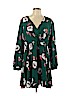 Express 100% Polyester Green Casual Dress Size L - photo 1