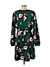 Express 100% Polyester Green Casual Dress Size L - photo 2