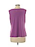 Studio Works Purple Sleeveless Top Size L (petite) - photo 2
