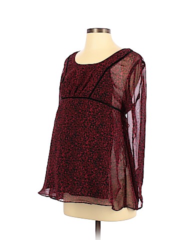 Motherhood Long Sleeve Blouse (view 1)