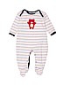 Rene Rofe 100% Cotton Stripes Red Long Sleeve Outfit Size 3-6 mo - photo 1