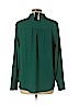 Banana Republic Factory Store 100% Polyester Green Long Sleeve Button-Down Shirt Size L - photo 2