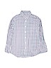 Lands' End 100% Cotton Plaid Purple Long Sleeve Button-Down Shirt Size 10 - 12 - photo 1