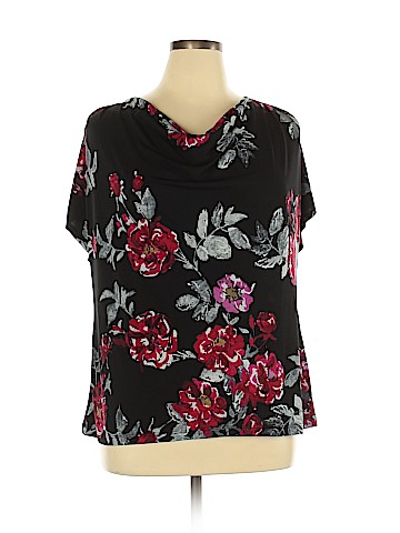 Dana Buchman Short Sleeve Blouse (view 1)