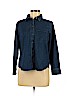 Banana Republic Blue Long Sleeve Button-Down Shirt Size M (petite) - photo 1