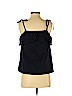 Ann Taylor LOFT 100% Cotton Blue Sleeveless Top Size XS (petite) - photo 2
