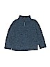 Gymboree 100% Polyester Solid Blue Fleece Jacket Size 6 - photo 1