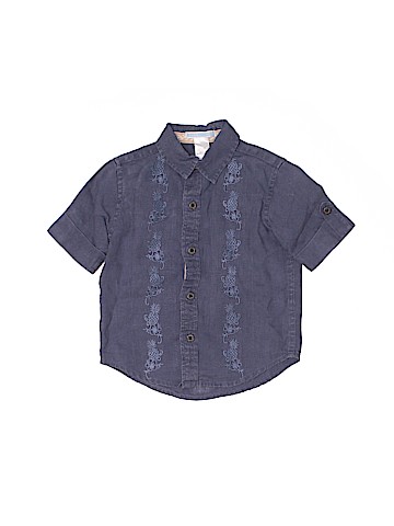 Janie and Jack Short Sleeve Button-Down Shirt (view 1)