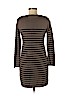 Ann Taylor LOFT Brown Casual Dress Size M (petite) - photo 2