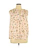 Ann Taylor LOFT Outlet 100% Polyester Pink Sleeveless Blouse Size XL - photo 1