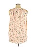 Ann Taylor LOFT Outlet 100% Polyester Pink Sleeveless Blouse Size XL - photo 2
