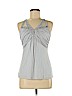 White House Black Market 100% Viscose Gray Sleeveless Top Size S - photo 1