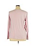 Ann Taylor LOFT Outlet 100% Cotton Pink Long Sleeve Blouse Size XL - photo 2