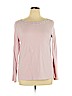 Ann Taylor LOFT Outlet 100% Cotton Pink Long Sleeve Blouse Size XL - photo 1