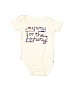 Dg Baby 100% Cotton Graphic Yellow Short Sleeve Onesie Size 6-9 mo - photo 1