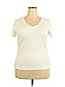 Faded Glory White Short Sleeve T-Shirt Size 2X - photo 1