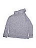 The Children's Place Solid Gray Turtleneck Sweater Size 7 - 8 - photo 2