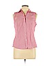 Talbots Red Sleeveless Button-Down Shirt Size 10 (petite) - photo 1