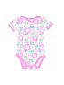 Fisher Price 100% Cotton Pink Short Sleeve Onesie Size 0-3 mo - photo 1