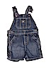 OshKosh B'gosh 100% Cotton Blue Overall Shorts 9-12 MO / 12 MO - photo 1