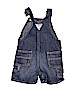 OshKosh B'gosh 100% Cotton Blue Overall Shorts 9-12 MO / 12 MO - photo 2