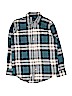 Gap Kids 100% Cotton Blue Long Sleeve Button-Down Shirt Size 12 - photo 1