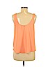 Trina Turk 100% Polyester Orange Sleeveless Blouse Size M - photo 2