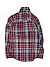 The Children's Place 100% Cotton Plaid Blue Long Sleeve Button-Down Shirt Size 14 - photo 2