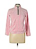 The North Face 100% Polyester Solid Pink Fleece Jacket Size L (youth) - photo 1