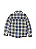 OshKosh B'gosh 100% Cotton Checkered-gingham Blue Long Sleeve Button-Down Shirt Size 6 - photo 2