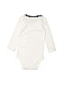 Carter's 100% Cotton White Long Sleeve Onesie 6-9 MO / 9 MO - photo 2