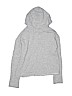 Justice 100% Polyester Gray Pullover Hoodie Size 10 - photo 2