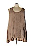 Torrid 100% Rayon Tan Sleeveless Blouse Size 4X Plus (4) - photo 1
